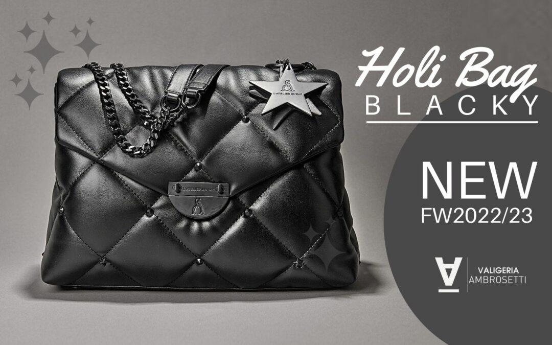 La borsa HOLI by Atelier Du Sac si veste di nuovo: per la stagione FW2022/23 ecco “Blacky”