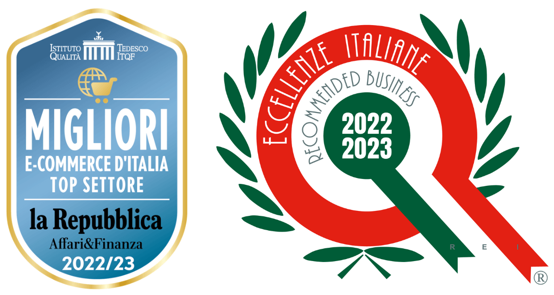 Riconoscimento Repubblica Migliori E-commerce di Italia 2022/2023