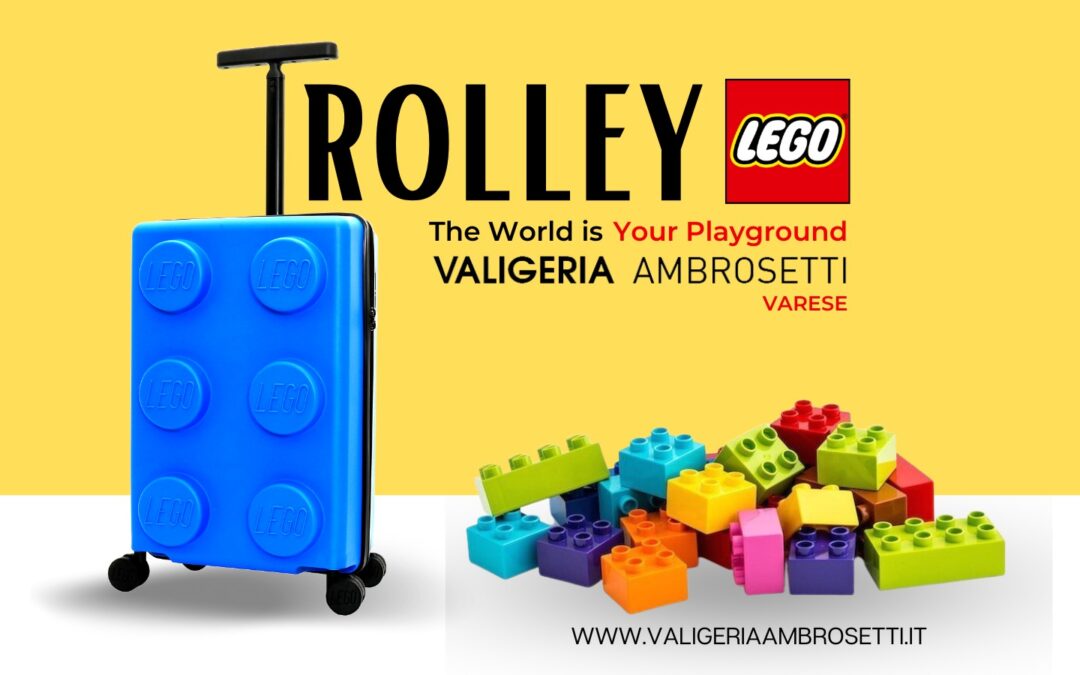 LEGO: i famosi Mattoncini si trasformano e diventano Trolley da Viaggio