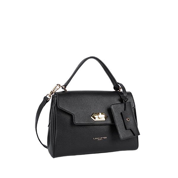 Lancaster Borsa A Mano Blu Scuro - Shopper In Pelle Francese Con Tracolla Regolabile, 38x24x11 Cm - 4